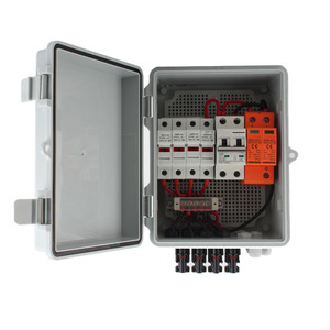 Nhựa không thấm nước năng lượng mặt trời PV AC + DC 1 chuỗi Combiner Hộp nối hộp 1 đầu vào 1 đầu ra - Product Image 2