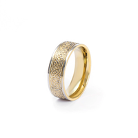 Bague brodée de style nordique Odin Salomon, nœud porte-bonheur, tendance 2026, bague puissante pour homme