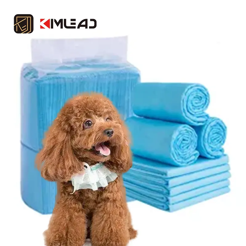 Almohadillas desechables para entrenamiento de cachorros, respetuosas con el medio ambiente, para perros y gatos, 6 capas con fondo adhesivo