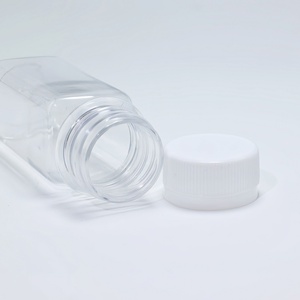 2oz 4oz 6oz 8oz 12oz 16oz <b>Plastic</b> <b>Juice</b> <b>Bottle</b> With Cap. 60ml 120ml 250ml 350ml Square <b>Juice</b> <b>Bottles</b> With Tamper Evident Caps - Product Image 2
