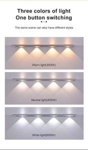 ไฟ LED ไร้สายแบบเหนี่ยวนำ ชาร์จผ่าน USB ส่งเร็ว ไฟกลางคืนเซ็นเซอร์ในร่มทันสมัย ไฟตาแมว ไฟเงาภูเขา - Product Image 2