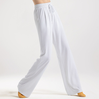 Vêtements d'entraînement de danse moderne, pantalon large élégant pour femmes, vêtements de danse classique chinoise, forme du corps, pantalon pour adultes
