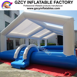 Vente flash d'été : grande <span class=keywords><strong>piscine</strong></span> gonflable durable avec toit pour enfants et adultes - Product Image 3