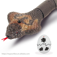 Nouveau modèle réaliste de serpent reptile Cobra RC à 4 canaux avec capteur infrarouge, jouet pour enfants