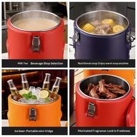 Vente en gros : Marmite de cuisson isotherme en acier inoxydable avec couvercle, pour cuisine et camping, servant également de récipient de stockage