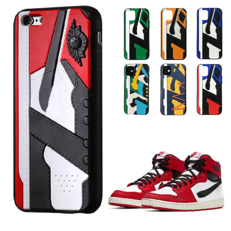 2023 New Designer 3D Air Hypebeast Silicone Rubber Sneaker Phone Cover For iPhone Case 14 13 12 11Pro Max