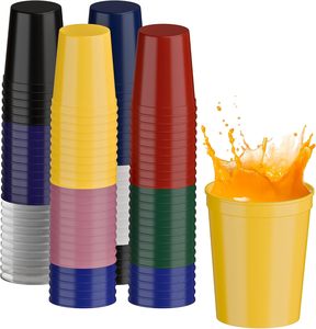 Hot Sale <b>Reusable</b> Personalized Plastic Unbreakable Plastic <b>Cup</b> 8oz 12oz 16oz 22oz 32oz White Plastic Stadium <b>Cups</b> - Product Image 1