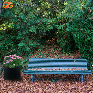 Pot à plantes carré noir en acier galvanisé pour lit de jardin à la maison - Product Image 5