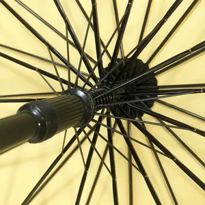 Ovida 23 pouces 16 côtes parapluie droit Style japonais parapluie personnalisé couleur épissage conception coupe-vent