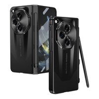 Vente chaude pour OPPO Find N3 / OnePlus coque de téléphone à couverture complète par galvanoplastie givrée intégrée ouverte avec stylo/fentes pour stylo