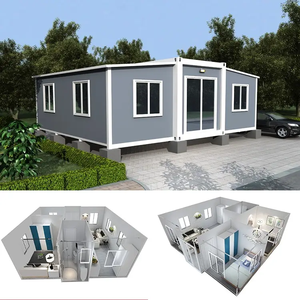 บ้านคอนเทนเนอร์โครงสร้างเหล็กแบบขยายได้ ขนาด 20 ฟุต 3 ห้องนอน บ้านคอนเทนเนอร์พับได้หรูหรา - Product Image 5