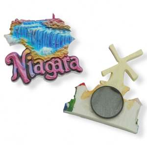 Magnifiques aimants de réfrigérateur en résine 3D personnalisés avec les noms des pays d'Asie, souvenirs touristiques - Product Image 5