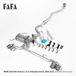 Para BMW 320i/328i/<span class=keywords><strong>330i</strong></span>/ F30/F35 <span class=keywords><strong>E90</strong></span> 2,0 T 2,5 3,0 2006-2020 Sistema de escape sintonizado CAT back tubo de escape válvula de escape electrónica - Product Image 3