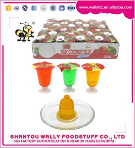Mini Gelatina de Coco Gabi, Caja de 48 Unidades, Sabor a Frutas Tropicales, Nata de Coco en Vasitos, Snacks para Niños, Recuerdos para Fiestas, Suministro al por Mayor - Product Image 1