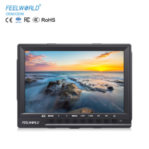 จอภาพกล้อง FEELWORLD FW760 ขนาด 7 นิ้ว IPS, ความละเอียด 1920x1200, ความสว่าง 450nits, รองรับ 4K HDMI, บางเฉียบ 17 มม. สำหรับชุดกล้อง DSLR, บริการ OEM/ODM - Product Image 1