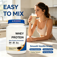 Poudre de Protéine Isolat de Lactosérum BCAA pour le Soutien de la Masse Musculaire Maigre, Superaliment Santé, Marque Privée OEM, Vente en Gros