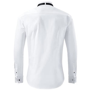 เสื้อเชิ้ตแฟชั่นสำหรับผู้ชาย,เสื้อพรอมแต่งงานแบบยืดได้เสื้อทักซิโดผู้ชายเสื้อมีกระดุมข้อมือสไตล์ฝรั่งเศสปกเสื้อและโบว์ผูกโบปี<span class=keywords><strong>2022</strong></span> - Product Image 3