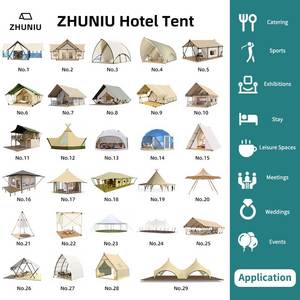 W-shaped Hotel Camping <b>Canopy</b> <b>Tents</b> for Outdoor Camping Events Outdoor Camping Hotel Residence (Sizes Can Be Customized) ZN-IDA8 - Product Image 5
