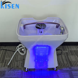 <span class=keywords><strong>Lavacabezas</strong></span> portátil sin tuberías con cascada y vaporizador para salón de belleza, ideal para lavado de cabello y spa capilar. - Product Image 3