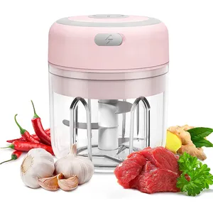 Premium Mini Elektro Knoblauch Chopper USB Aufladen Elektro Zwiebel Gemüses ch neider