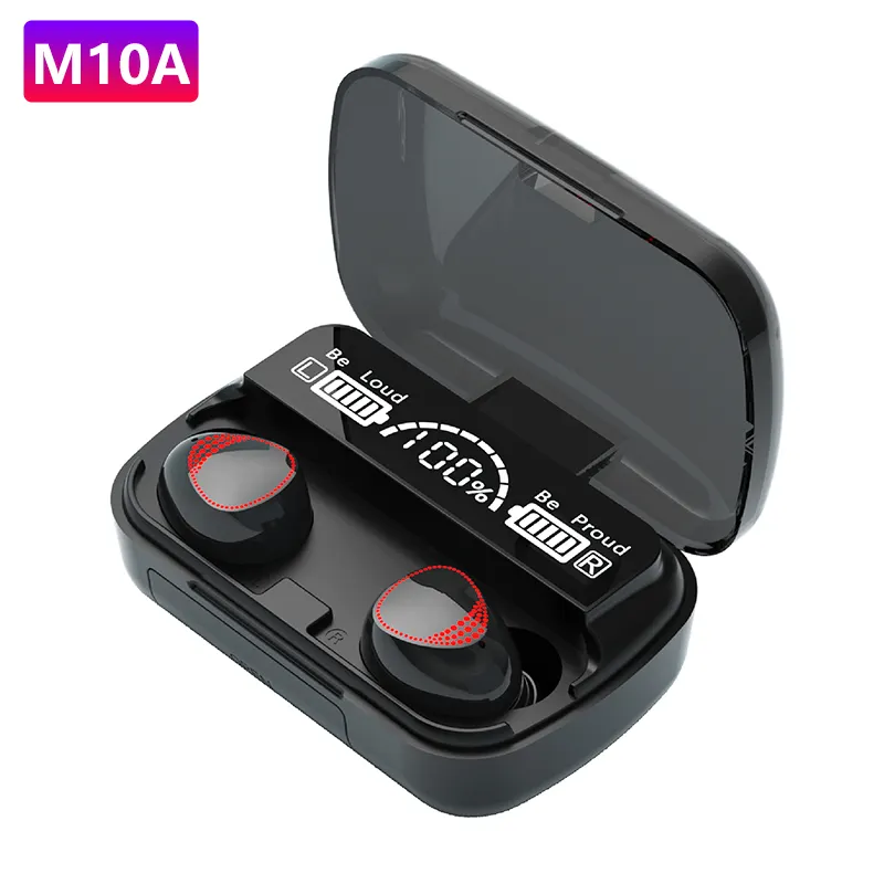 Wireless Headphones BT Tws 5.1 Noise Canceling Gamer In Ear Head Phones With Microphone Hifi LED Display Earphone