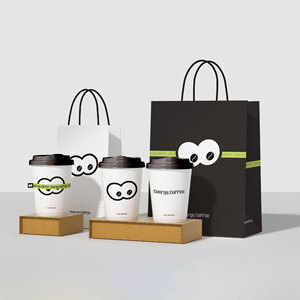 Wholesale Custom Disposable Recycled Kraft <b>Paper</b> Food Grade Shopping Bags With Your Brand Logo - Product Image 1