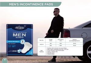Almohadillas de Control de Incontinencia Ligera para Hombres de Marca Privada |   AIMISIN - Product Image 2