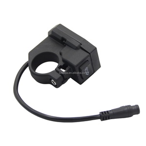 Interrupteur de phare de vélo électrique/trottinette électrique à 6 broches et sept fonctions avec LED et vitesse réglable, bouton de clignotant - Product Image 6