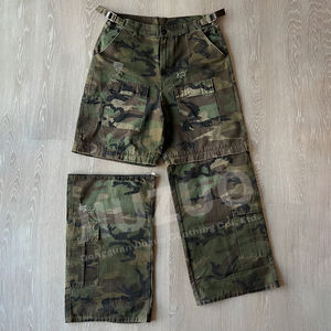 <span class=keywords><strong>Pantaloni</strong></span> <span class=keywords><strong>Cargo</strong></span> da <span class=keywords><strong>Uomo</strong></span> Personalizzati con Tasche Staccabili, Stile Camouflage, Ripstop, Streetwear, Convertibili, Produttore di <span class=keywords><strong>Pantaloni</strong></span> Larghi - Product Image 4