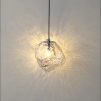 Nouveau design suspension lampe créative forme irrégulière verre Bar hôtel maison moderne pendentif pour salle à manger