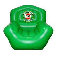 Canapé simple en PVC personnalisé avec dossier confortable pour adultes et enfants