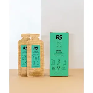 R5 Ricarica per Bagno 2x750ml, Soluzione Detergente Ecologica agli Eucalipti - Product Image 1