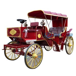 Nouvelle Conception de Chariot de Visite Touristique Électrique de Luxe, Buggy, Chariot à 4 Roues, Chariot à Chevaux, Transport Spécial - Product Image 5