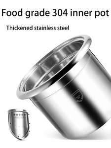 Marmite Électrique Commerciale Entièrement Automatique Haute Puissance <span class=keywords><strong>10</strong></span> <span class=keywords><strong>Litres</strong></span> en Acier Inoxydable 304, Durable pour la Cuisson de Soupes et de Congé - Product Image 3