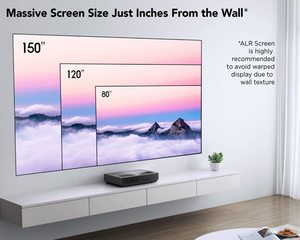 โปรเจคเตอร์เลเซอร์ระยะฉายสั้น Nova 4K UHD HDR10 Android 9 ขนาด 150 นิ้ว สมาร์ททีวีสำหรับบ้าน พร้อมลำโพงในตัว พกพาสะดวก ระยะฉายสั้น 4k - Product Image 6