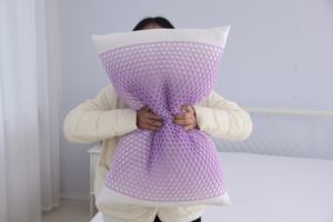 Conception de grille en nid d'abeille soulager le Stress et améliorer la qualité du sommeil Gel de refroidissement TPE oreiller lavable de qualité <span class=keywords><strong>alimentaire</strong></span> non toxique 3D chambre - Product Image 3