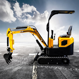 Nouvelle mini-excavatrice sur chenilles de haute qualité, 1 tonne, composants puissants, moteur, pompe, pour travaux de construction et de terrassement - Product Image 6