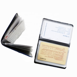 Ngoài trời PVC chủ thẻ phụ kiện rõ ràng nhựa Wallet chèn với quản lý phân biệt thẻ tay áo - Product Image 1