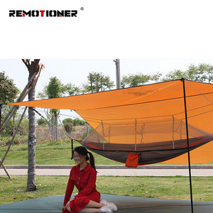 Carpa <span class=keywords><strong>para</strong></span> acampar al aire libre, lona impermeable de nailon 210T, equipo ligero de supervivencia <span class=keywords><strong>para</strong></span> acampar - Product Image 2