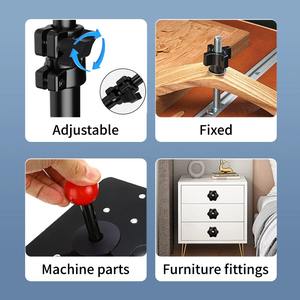 Kenop plastik bintang kualitas tinggi pabrik Tiongkok <span class=keywords><strong>OEM</strong></span>/ODM kenop sekrup dapat diatur pegangan kenop Bakelite untuk laci Vila Dapur - Product Image 6