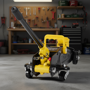 Gato hidráulico de suelo de 1.5 toneladas, de acero, de perfil bajo, con pistón único, de elevación rápida, para coches deportivos - Product Image 2