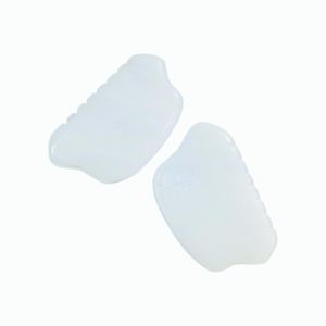 Outils de beauté pour le soin de la peau, masseur Gua Sha en jade blanc - Product Image 6