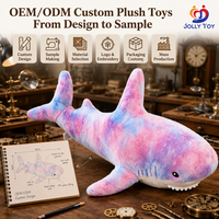 Jouets en peluche requin mignons de haute qualité certifiés CE CPC, rembourrage en coton PP, OEM ODM, pour enfants