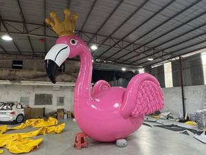 <span class=keywords><strong>Flamant</strong></span> <span class=keywords><strong>rose</strong></span> <span class=keywords><strong>géant</strong></span> <span class=keywords><strong>gonflable</strong></span> avec couronne |   Jouet <span class=keywords><strong>gonflable</strong></span> de luxe pour lacs, idéal pour les stations balnéaires et les parcs aquatiques - Product Image 4