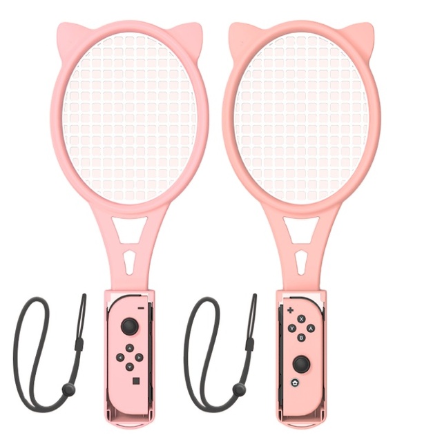 Tennis Racket Hand Grips for Nintendo Switch OLED Sports Game Controller Accessories Somatosensory Gamepad Handle Grip