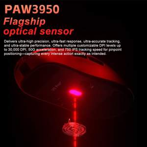 Aula V9 Series Mouse Ligero 55G PAW3950 42000DPI 750IPS 8Khz Ratón de juego inalámbrico de tres modos para Call of Duty/Date 2/FPS/<span class=keywords><strong>APEX</strong></span> - Product Image 3