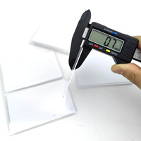 Tarjeta de Control de Acceso MIFARE Classic 1K 13.56Mhz, Tarjeta de PVC Blanca Imprimible, Tarjeta Digital sin Contacto RFID NFC para Negocios