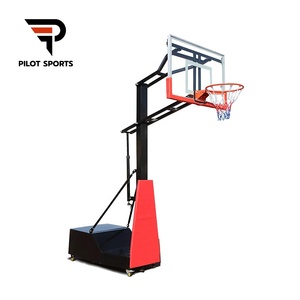 PILOTSPORTS Panier de <span class=keywords><strong>basket</strong></span> portable réglable en hauteur, support robuste pour adultes, entraînement et compétition - Product Image 6
