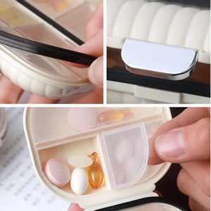 Wholesale 7-Days Pills Medicine Storage Box Weekly <b>Tablet</b> Holder Organizer <b>Container</b> Case Pill Splitters - Product Image 2