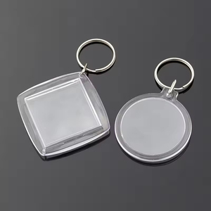Pd176 in ảnh Keyring Vòng Acrylic <span class=keywords><strong>Keychain</strong></span> với rõ ràng trống trong suốt khung cho Tùy chỉnh hình ảnh hiển thị - Product Image 5